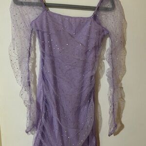 Purple Sparkly Dress